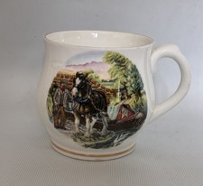 Canal boat shire horse - /,