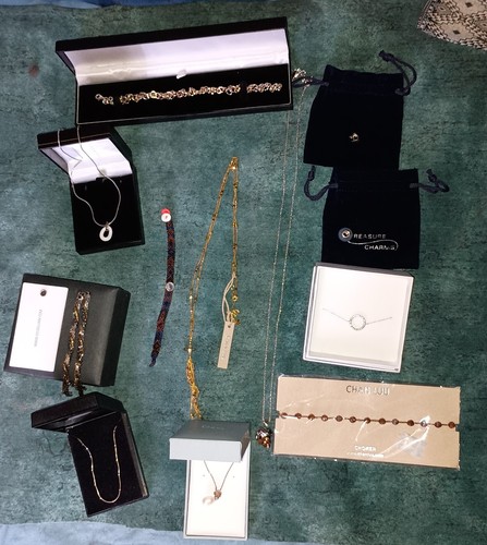 Lot bundle boxed sterling - /,
