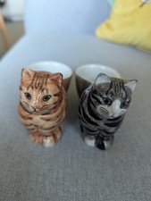 Quail Ceramics Egg Cup Cats