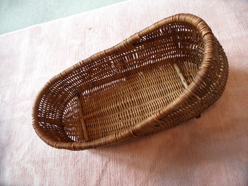 Vintage wicker doll rocking - vintage,