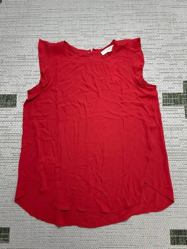 Loft shirt womens medium - shirt, red
