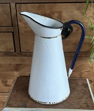 Large Vintage Enamel Jug