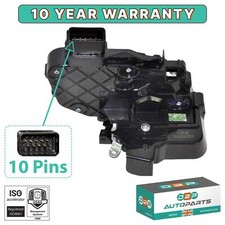 LR011275 DRIVER SIDE FRONT DOOR LOCK MECHANISM WITH 10 PIN CONN FOR FREELANDER 2