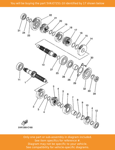 Yamaha gear 5th - yamaha, gear,