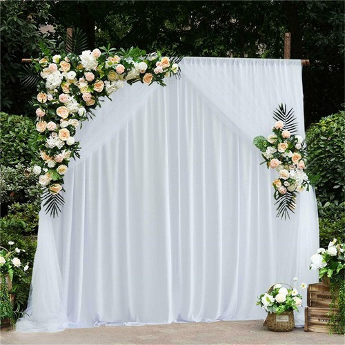 2x2m white backdrop curtain - 2x2m,