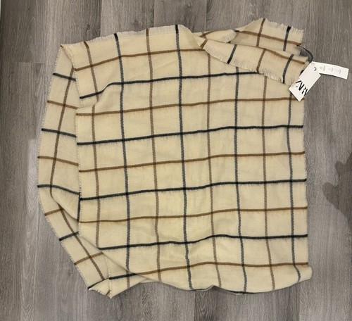 Zara white medium - medium, scarf