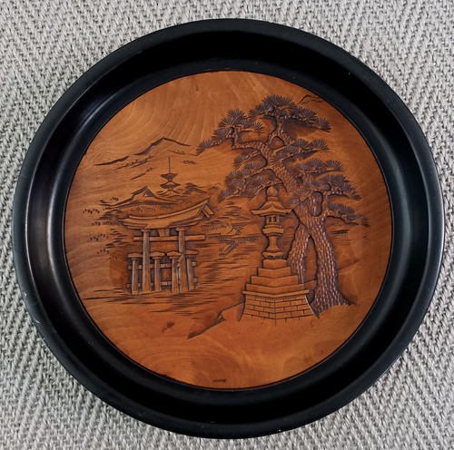 Vintage carved wooden - carved,
