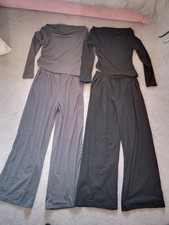 Ladies wide leg joggers and