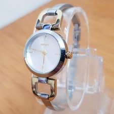 Ladies 2-tone Gold Silver DKNY