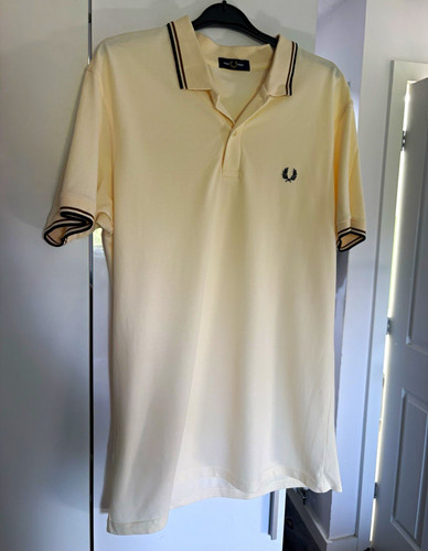 Fred perry men cream polo - perry, men's