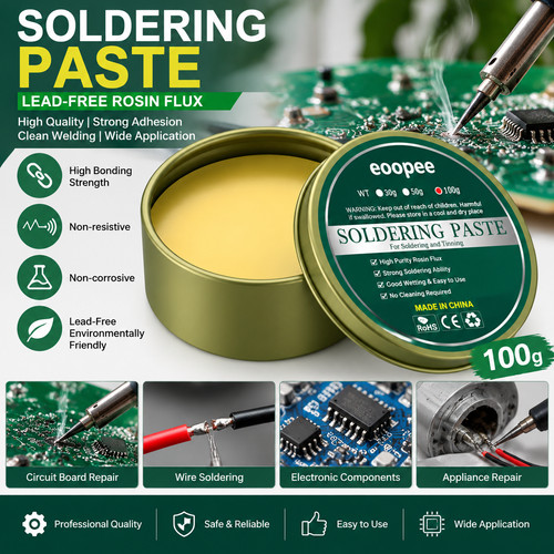 Solder paste rosin flux 100g - solder,