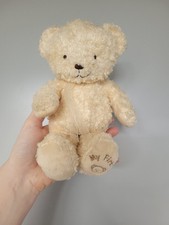 Mothercare My First Vintage Teddy Bear Soft Toy 8" Cream
