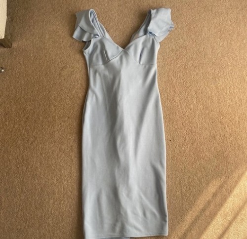 Quiz light blue ruffle - light,