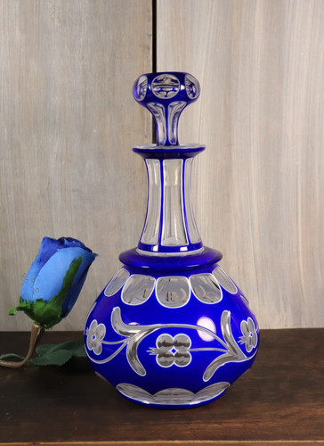 Antique bohemian moser crystal - bohemian,