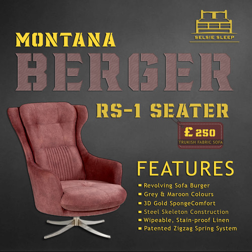 Revo1ving sofa berger seater - berger, 1
