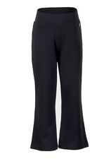 Girls Navy School Trousers Elasticated Waist Pull On Stretchy Bottoms Pants4-15y