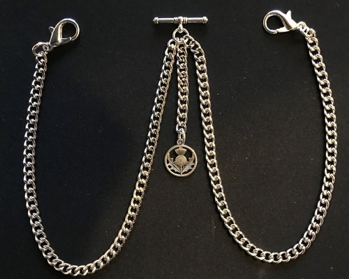 Double albert pocket watch - albert,