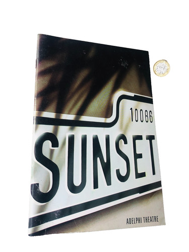 Theatre programme sunset - theatre,