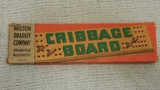 Vintage Cribbage Board Milton