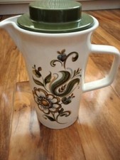 Vintage Johnson Brothers Coffee Pot Loreto Snowhite VGC 