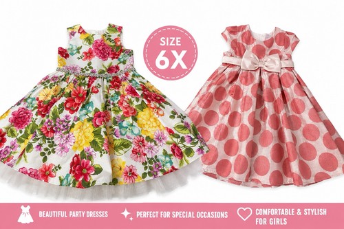 Girls dress lot size - lot, bonnie