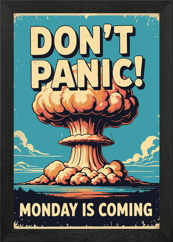 Don panic monday is coming - panic!,