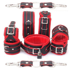 Real Leather Wrist Ankle Cuffs