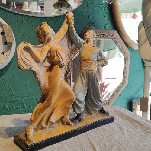 Large chalkware art deco - large,