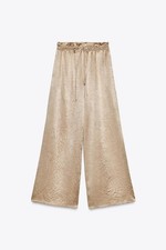 Zara metallic wide leg - wide,
