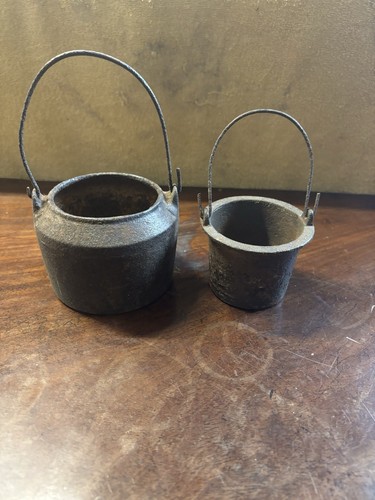 Pair antique cast - antique,