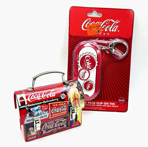 Coca cola collectible tin lot - coca-cola,