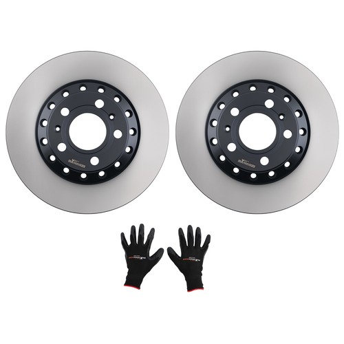 Pair rear brake disc for - disc, vw