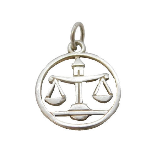Sterling silver libra scales - sterling,