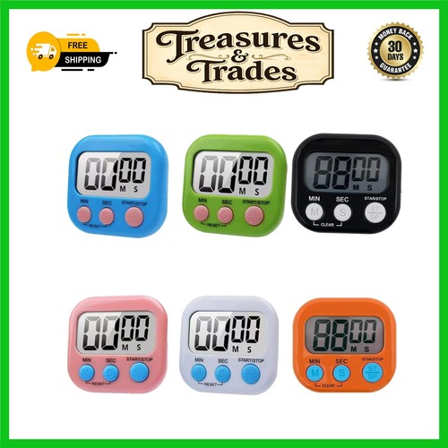 Magnetic digital kitchen timer - magnetic,
