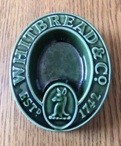 Whitbread green ceramic - whitbread, &