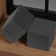 Rubber Bench Block 2 Pack Square Stamping Base 4"x4"x4" Heavy Duty Jewellers