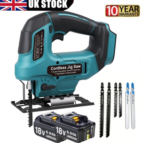 Cordless jig saw - cordless, blades