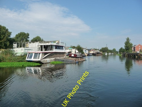 Photo 6x4 moored boats west - 6x4,