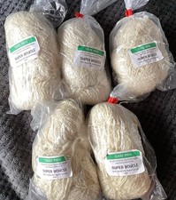 TEXERE YARNS Super Boucle Knitting Wool / Craft 5 Skeins Approx 489 gm 92% Wool