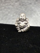 Pandora Happy Smiling Buddha Bead Charm Meditation Sterling #790478 Retired ALE