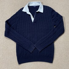 Gant Rugby Shirt Mens XL Navy