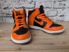 Nike Dunk High Safety Orange Black (GS) UK 4