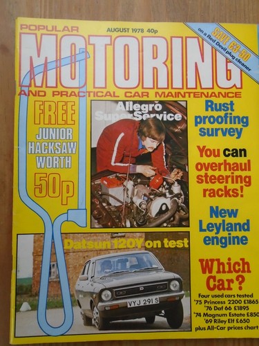 Popular motoring magazine - 'popular, motoring'