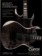 1989 • Carvin  Print Ad •