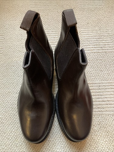 New brown leather chelsea - leather,