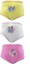 Girls 3 Pack My Little Pony Briefs Knickers 2-3 Years