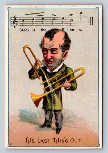 Steck pianos advertising - pianos,