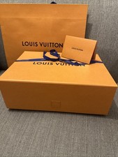 New 100% Auth Louis Vuitton empty gift box paper bag&ribbon&receipt holder