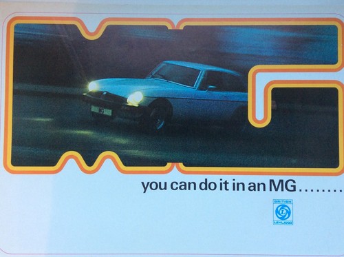 Car range sales brochure - mg,