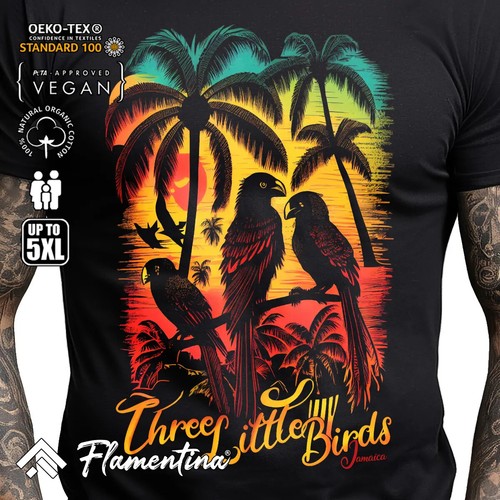 Three little birds mens - mens, tshirt